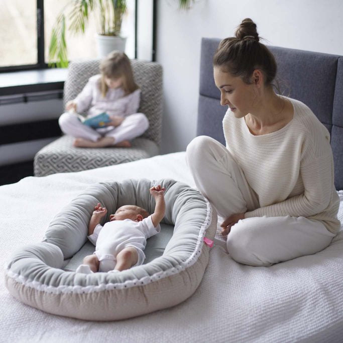 BABY NEST AND SUPPORT PILLOW 2IN1 — OEKO-TEX
